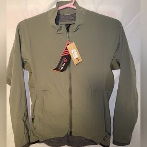 Womens Medium Polartex Cycling Insulated Jacket Mtb Road Gravel Loose Fit